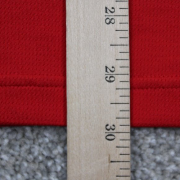 Nike Ohio State Buckeyes Polo Shirt Mens 2XL XXL Red Dri-Fit Pearl Snap S/S - Picture 15 of 16